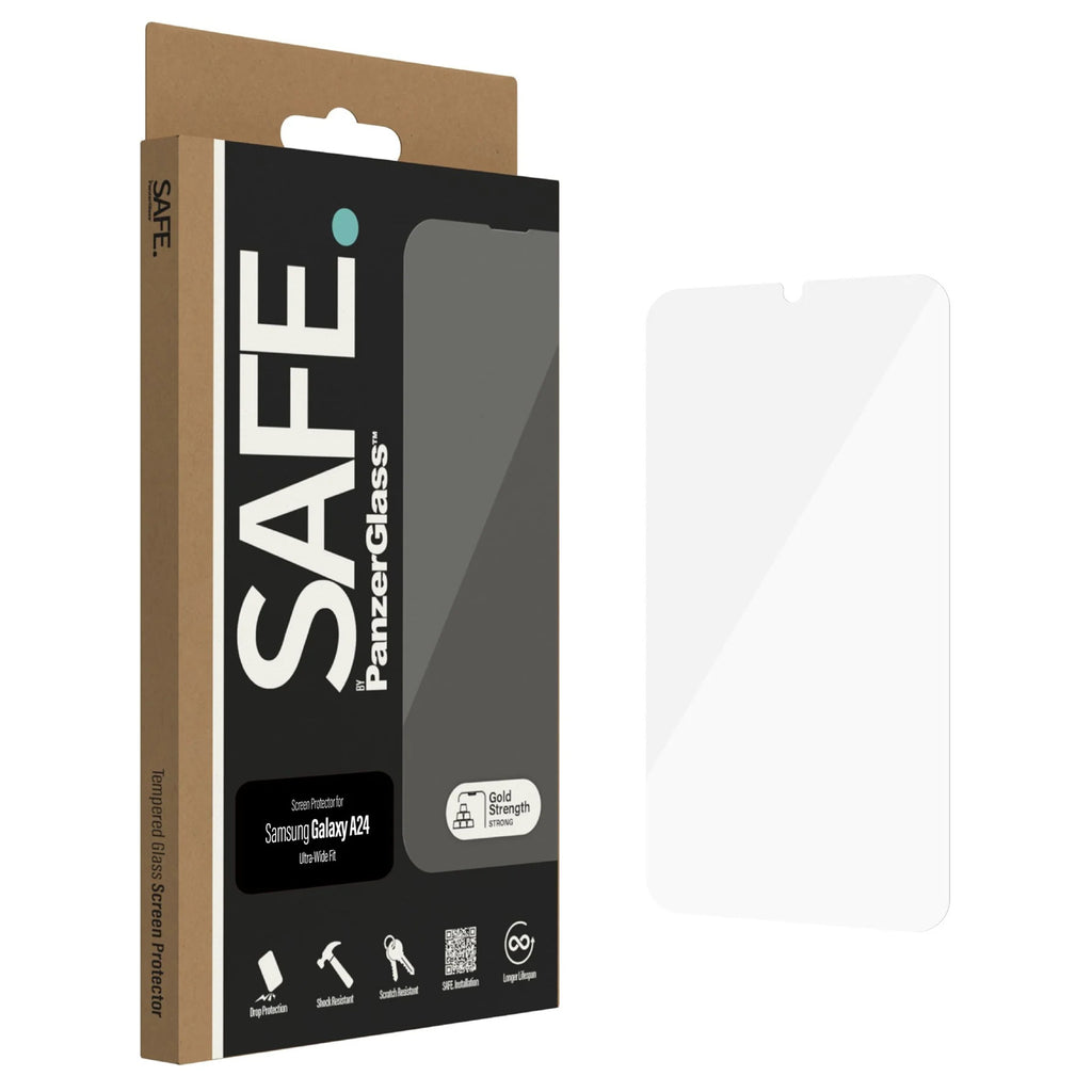 PanzerGlass UltraWide Safe Fit Screen Protector for Galaxy A24