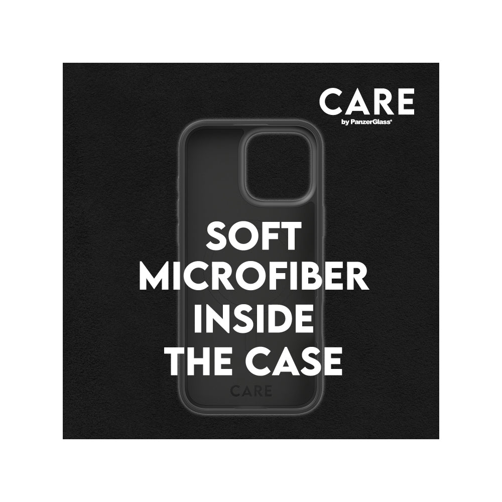 PanzerGlass CARE Fashion Magsafe Case for iPhone 16 Pro Max- Black