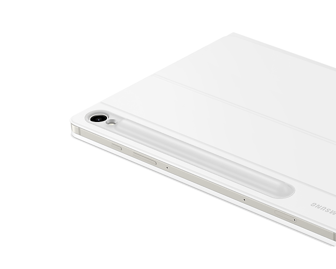 Samsung Book Cover Keyboard with Trackpad for Galaxy Tab S9 / S9FE - White