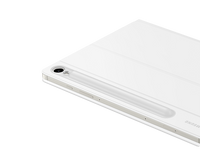 Thumbnail for Samsung Book Cover Keyboard with Trackpad for Galaxy Tab S9 / S9FE - White