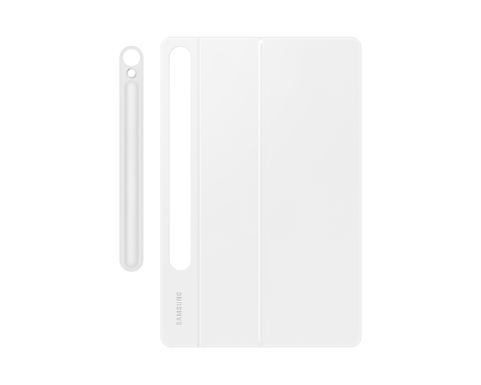 Samsung Book Cover Keyboard with Trackpad for Galaxy Tab S9 / S9FE - White