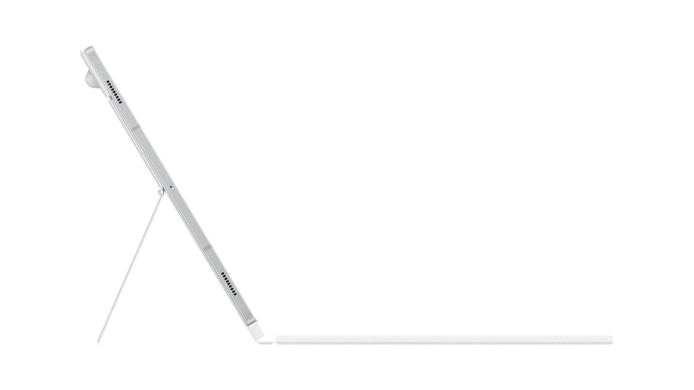 Samsung Book Cover Keyboard with Trackpad for Galaxy Tab S9FE+ / S9+ / S10+ - White