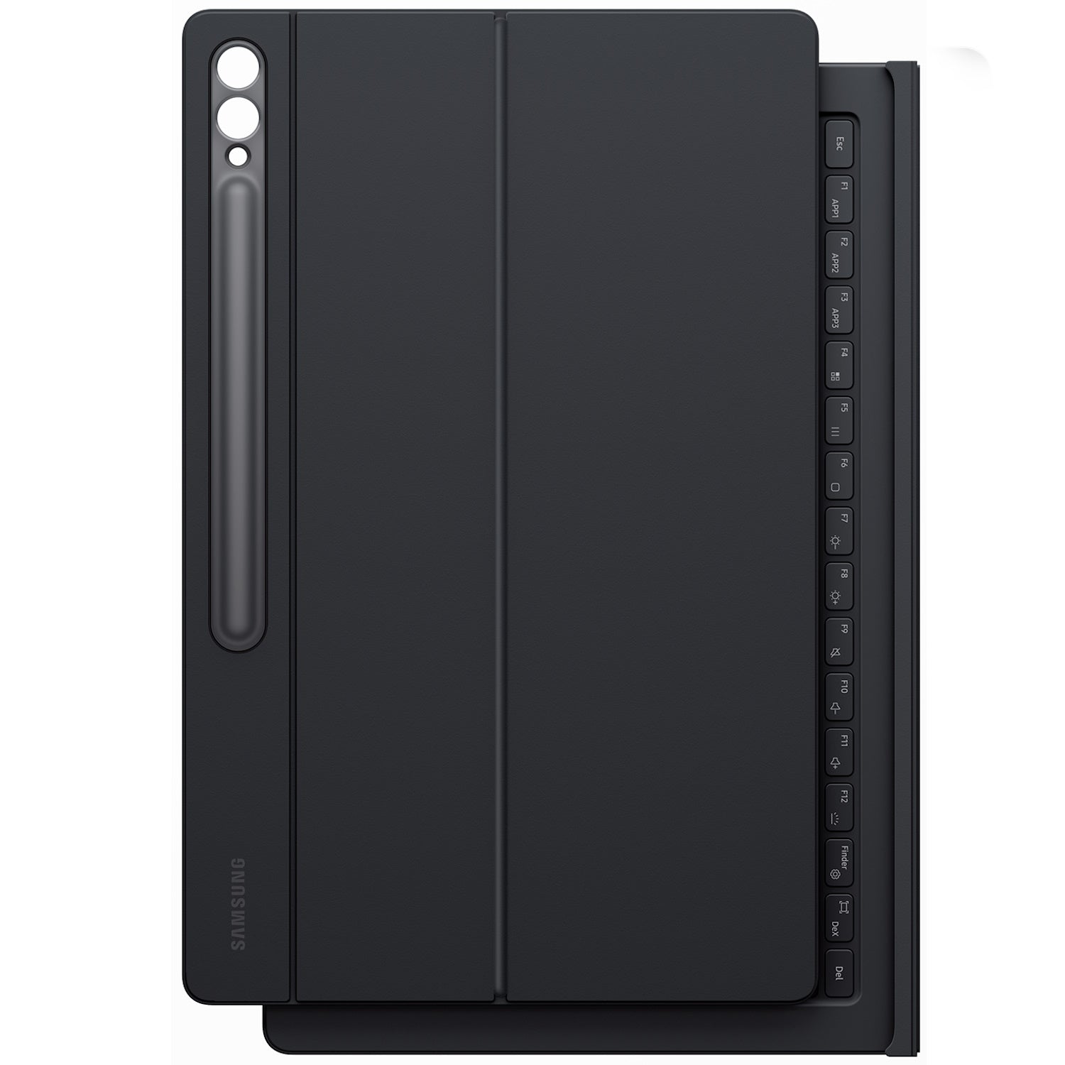 Samsung Book Cover Keyboard with Trackpad for Galaxy Tab S9 Ultra / S10 Ultra - Black