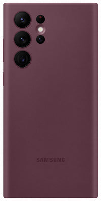 Thumbnail for Samsung Silicone Cover for Galaxy S22 Ultra - Burgundy