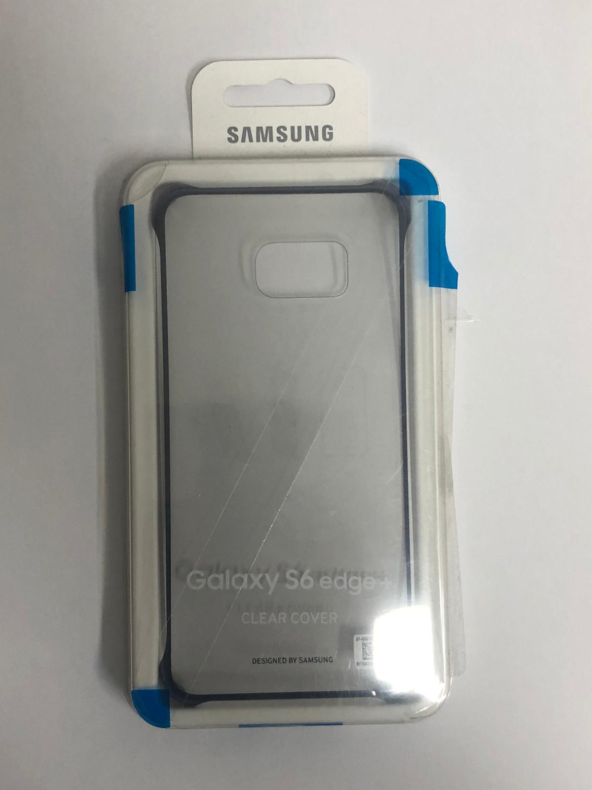 Samsung Galaxy S6 edge+ Clear Cover - Blue Black