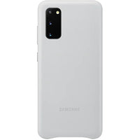 Thumbnail for Samsung Galaxy S20 Leather Cover - Silver