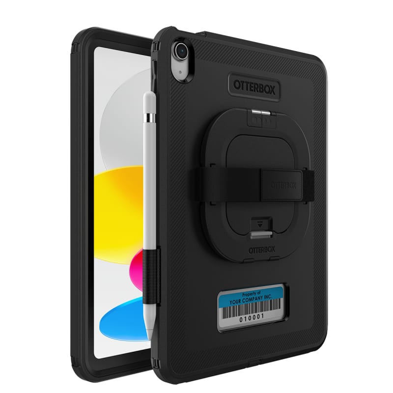OtterBox Defender Case for Business with Handstrap and Kickstand for iPad 10.9 - Black