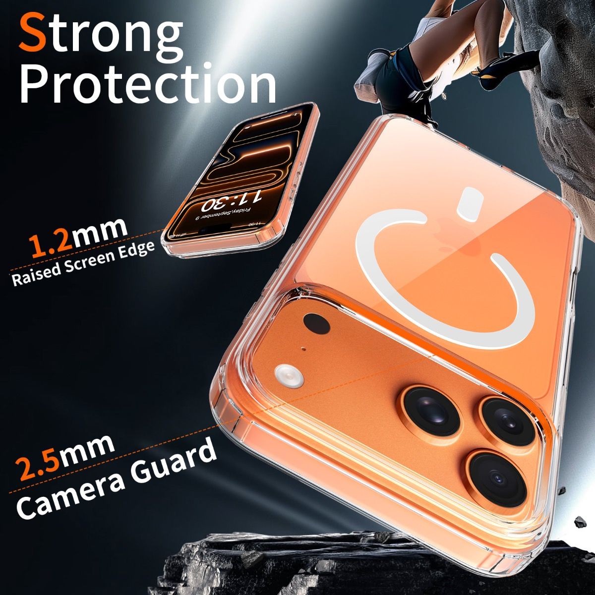 Blacktech MagSafe Case for Samsung Galaxy S26 Ultra - Clear