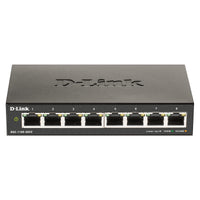 D-Link 8-Port Gigabit Smart Managed Switch - Black