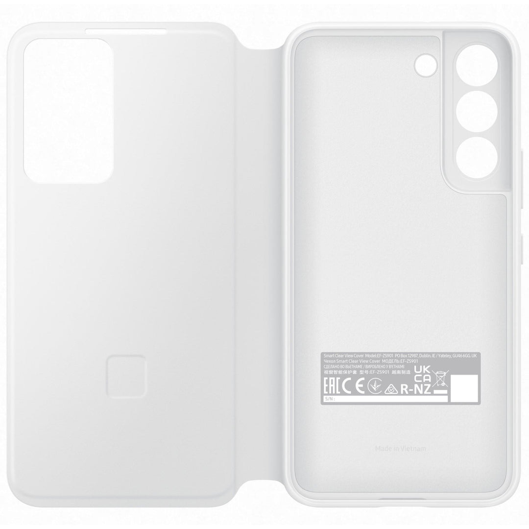 Samsung Galaxy Smart Clear View Cover for Galaxy S22 - White