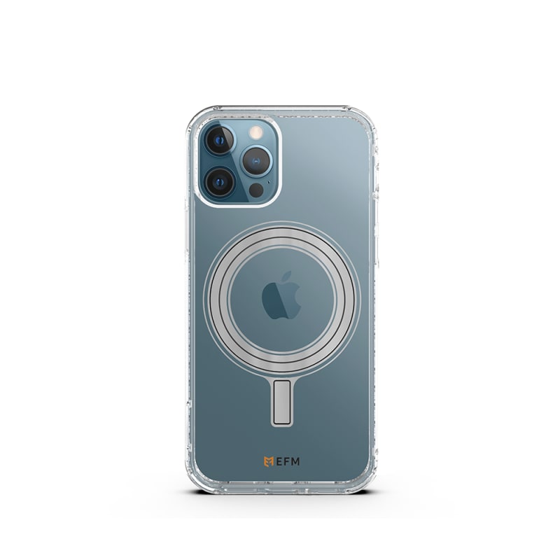 EFM Zurich Flux Case Armour Compatible with MagSafe-For iPhone 12/12 Pro 6.1 - Clear