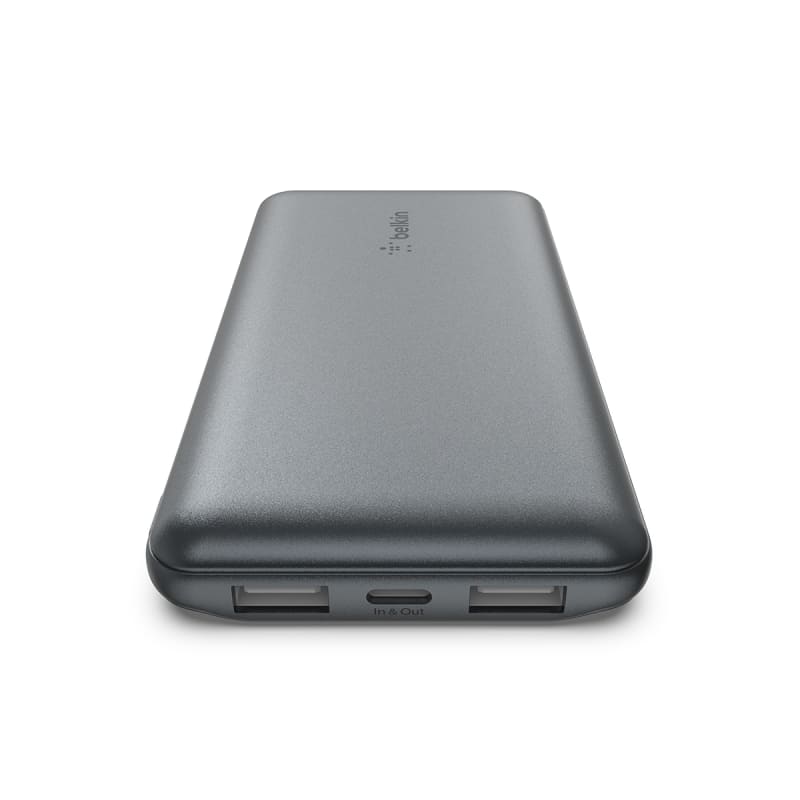 Belkin Boostcharge Slimline Power Bank 10,000 mAh 15W Battery Pack - Space Grey