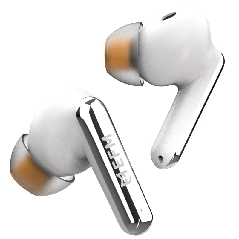 EFM Boston TWS Earbuds With Wireless Charging - White