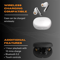 Thumbnail for EFM Chicago TWS Earbuds with Advanced Active Noise Cancelling - Black