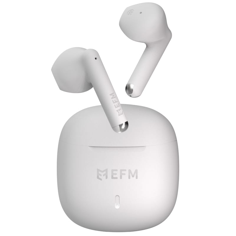 EFM Kansas TWS Earbuds with Fast Charge - White