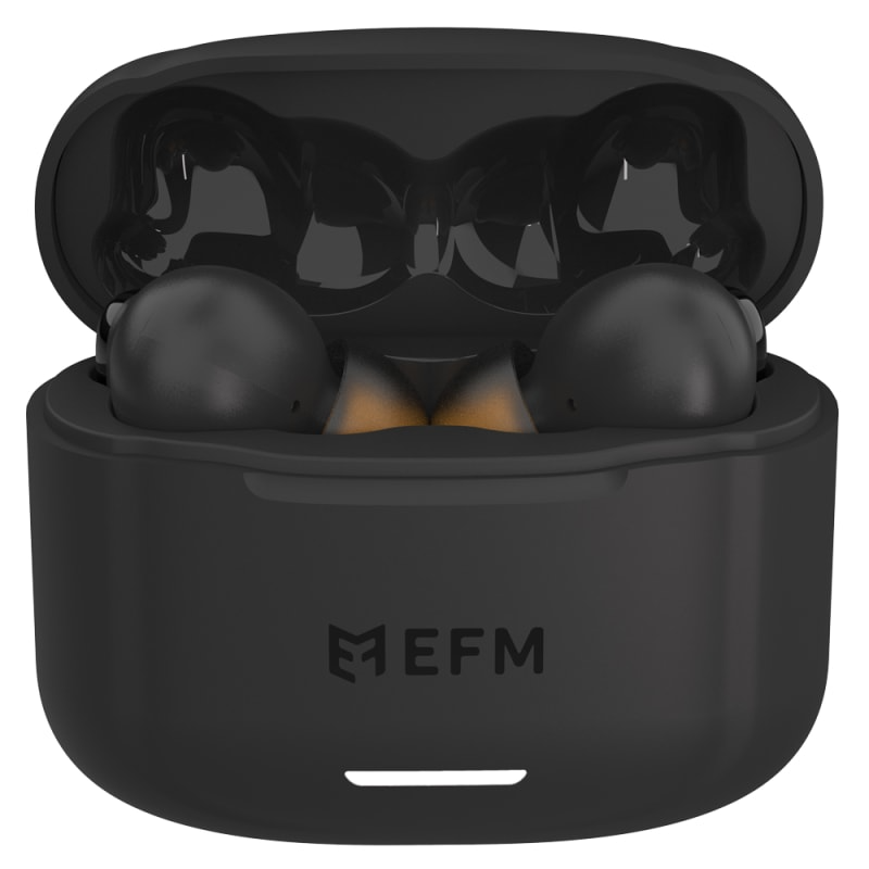 EFM New Orleans TWS Earbuds with Active Noise Cancelling - Black