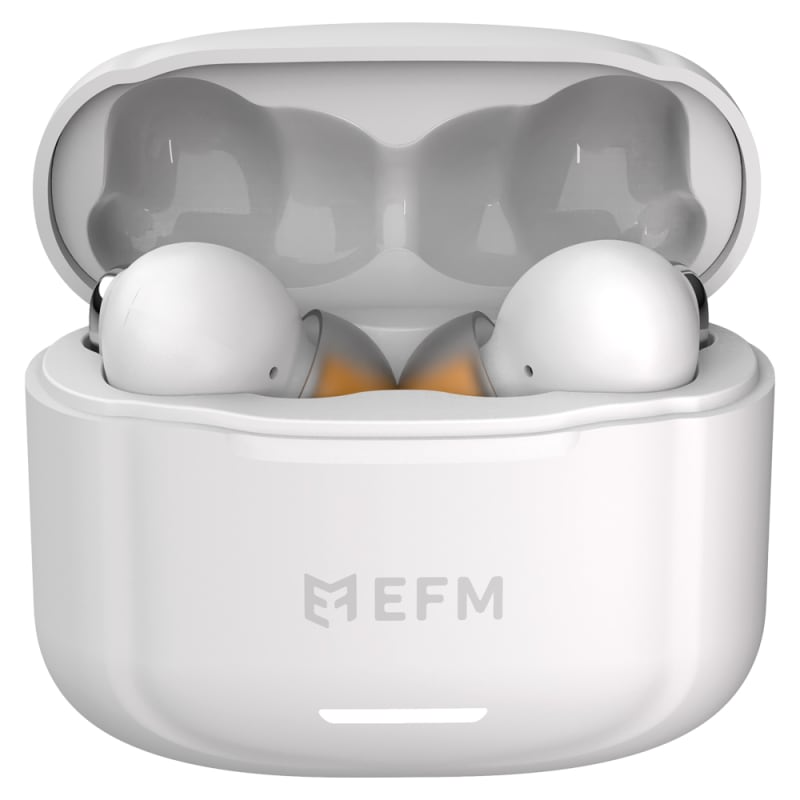 EFM New Orleans TWS Earbuds with Active Noise Cancelling - White