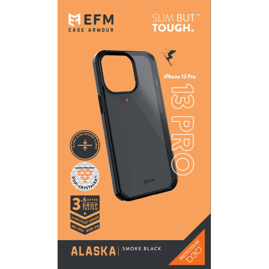 EFM Alaska Armour with D3O Crystalex Case for iPhone 13 Pro (6.1" Pro) - Black