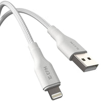 Thumbnail for EFM USB-A to Lightning Braided Power & Data Cable 2m White