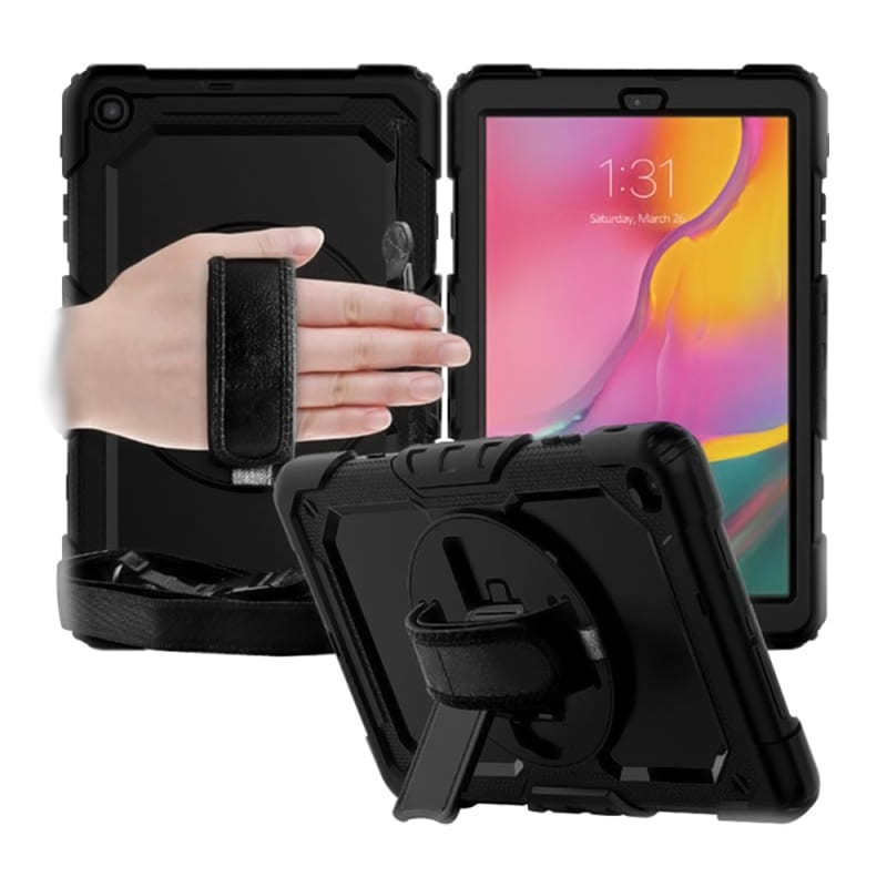 EFM Baja 3-in-1 Rugged Case for Samsung Galaxy Tab A9 Plus (11") - Black