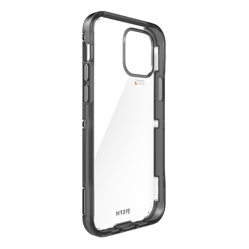 EFM Cayman Case Armour with D3O Crystalex for iPhone 12/12 Pro 6.1" - Smoke Black