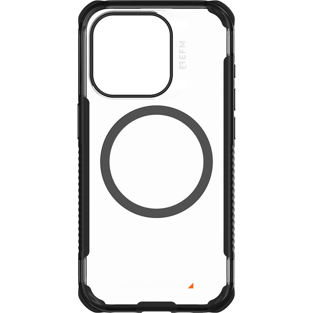 EFM Cayman Case with D3O BIO for iPhone 15 Pro - Clear Black