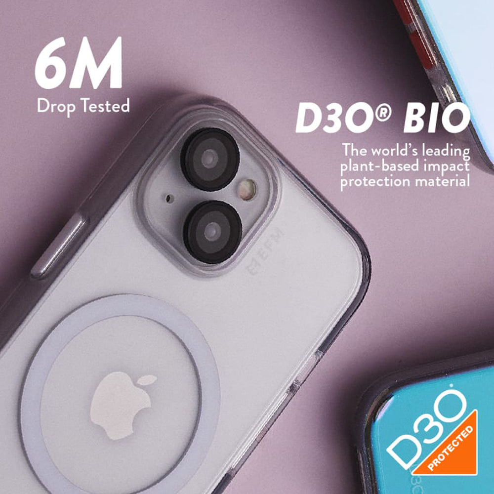 EFM Aspen Case Armour with D3O BIO for iPhone 15 - Clear