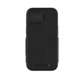 EFM Monaco E-leather Wallet Case Armour With D3O Plus Suits Iphone 15 (6.1") - Black/Space Grey