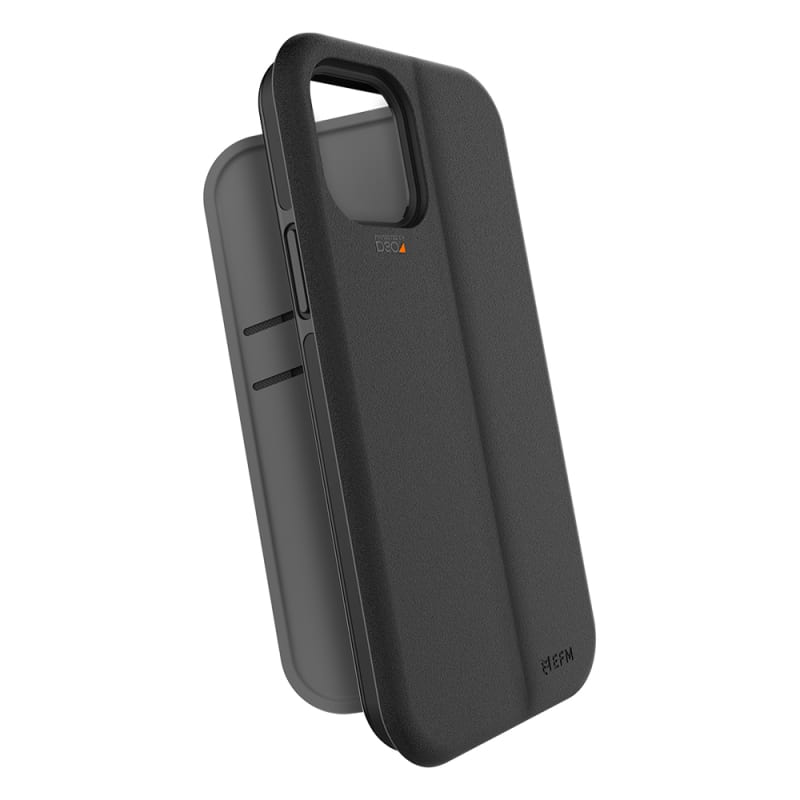 EFM Miami Wallet Case Armour with D3O For iPhone 12/12 Pro 6.1" - Smoke Black