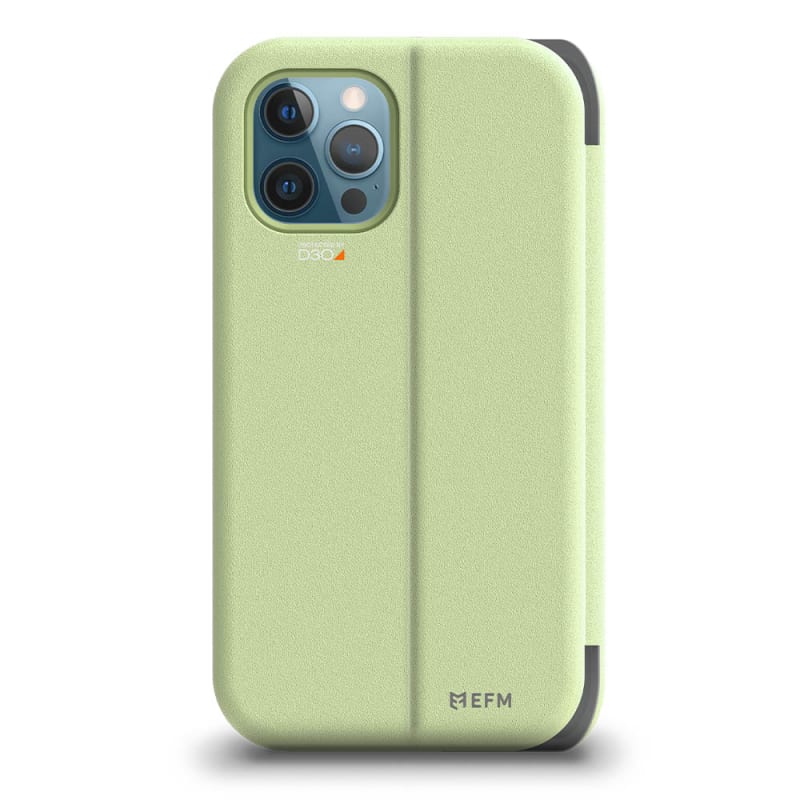 EFM Miami Wallet Case Armour with D3O for iPhone 12 Pro Max 6.7" - Pale Mint