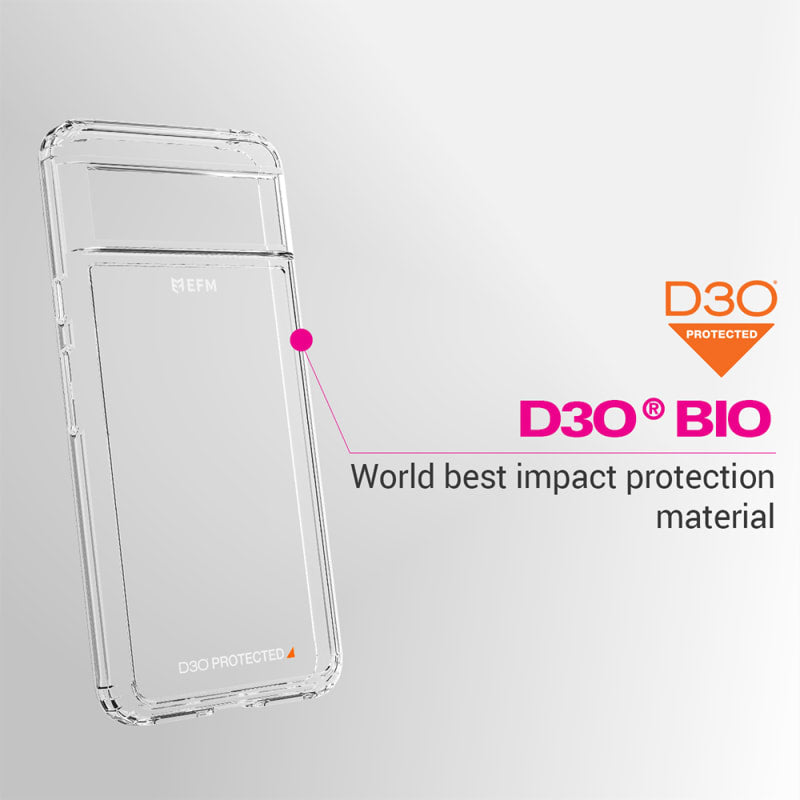 EFM Alta Case Armour with D3O BIO for Google Pixel 8 - Clear