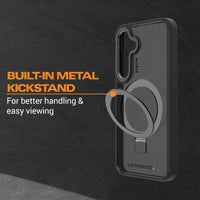 Thumbnail for EFM Alta Case Armour with D3O BIO for Samsung Galaxy S24+ - Clear / Black