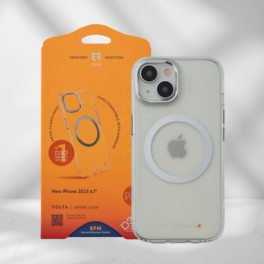 EFM Volta Case Armour with D3O BIO for iPhone 15 - Clear