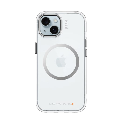 EFM Volta Case Armour with D3O BIO for iPhone 15 Plus - Clear