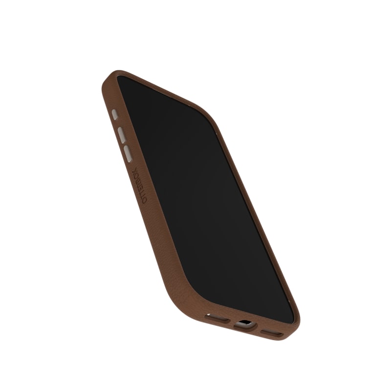 OtterBox Symmetry MagSafe Cactus Leather Case with Camera Control for iPhone 17- Desert Saddle Brown