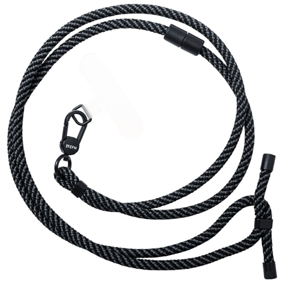 EFM Universal Lanyard for all handsets - Black/Grey