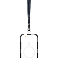 Thumbnail for EFM Universal Lanyard for all handsets - Black/Grey