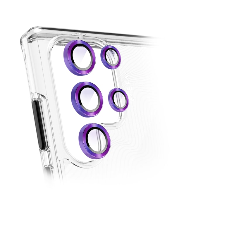 EFM Camera Lens Screen Armour For Samsung Galaxy S23 Ultra - Rainbow