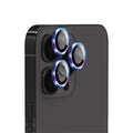 EFM Camera Lens Screen Armour for iPhone 15 Pro/15 Pro Max - 6.1" and 6.7" - Rainbow
