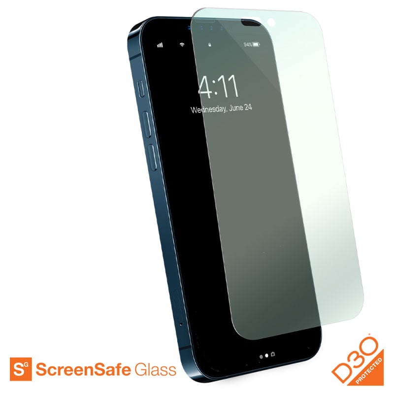 EFM ScreenSafe Glass Screen Armour with D3O for iPhone 14 Pro (6.1") - Clear