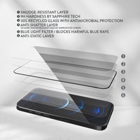 Thumbnail for EFM TT Sapphire+ Antimicrobial Screen Armour for iPhone 15 Pro Max 2023 - 6.7