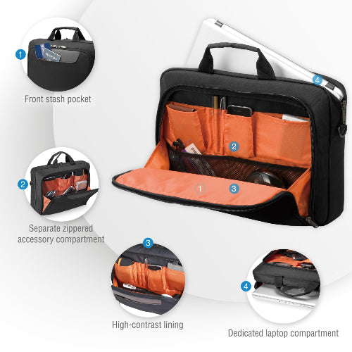 Everki 15.6" - 16" Advance Compact Bag Shoulder Strap, Extra Padded