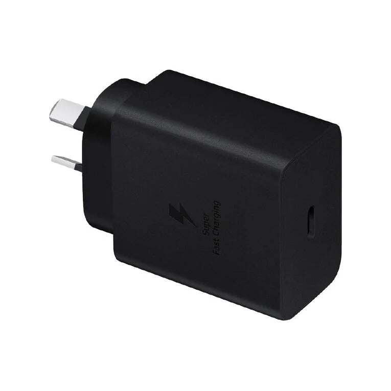 Samsung 45W AC Charger Power Adapter(2024 MODEL) with extra-long 1.8m USB-C Cable - Black