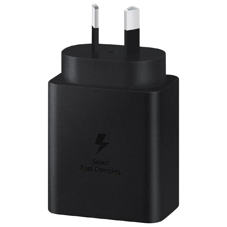Samsung 45W AC Charger Power Adapter(2024 MODEL) with extra-long 1.8m USB-C Cable - Black