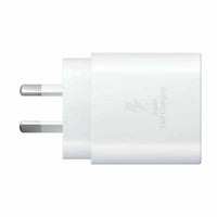 Thumbnail for Genuine Samsung USB-C 25W Fast Charging AC Wall Adapter (No Cable) - White