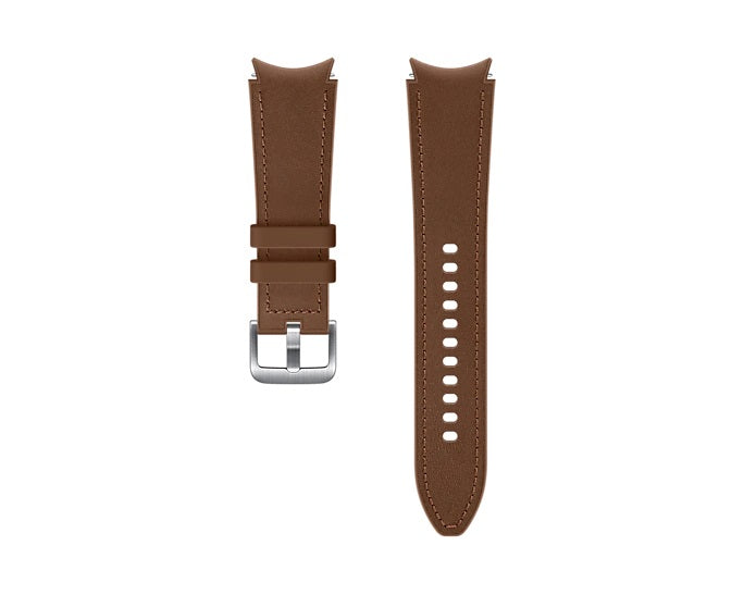 Samsung Hybrid Leather Band for Galaxy Watch4 (20mm, M/L) - Camel