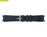 Thumbnail for Samsung Hybrid Leather Band for Galaxy Watch4 (20mm, M/L) - Navy