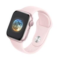 Thumbnail for Apple Watch Series 10 46mm Rose Gold Aluminium Case GPS with Sport Band (M/L) - Light Pink