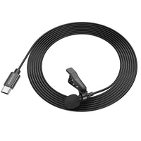 Thumbnail for BOROFONE BFK11 Elegant lavalier microphone with USB-C Connector - black