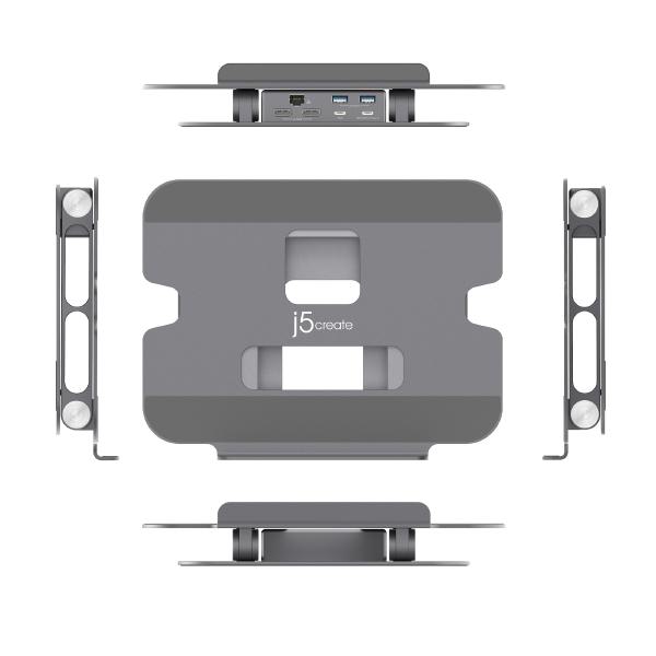 J5 Create JTS427 Multi-Angle Dual HDMI Docking Stand